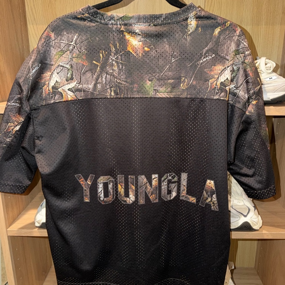 YoungLA Black Camo Short-Sleeve